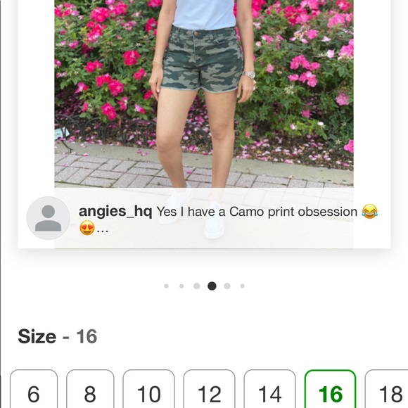 Target camo Jean shorts - Picture 5 of 6